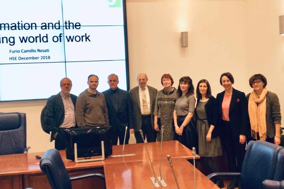 Lecture by Professor Furio C. Rosati &quot;Automation and the changing world of work&quot;
